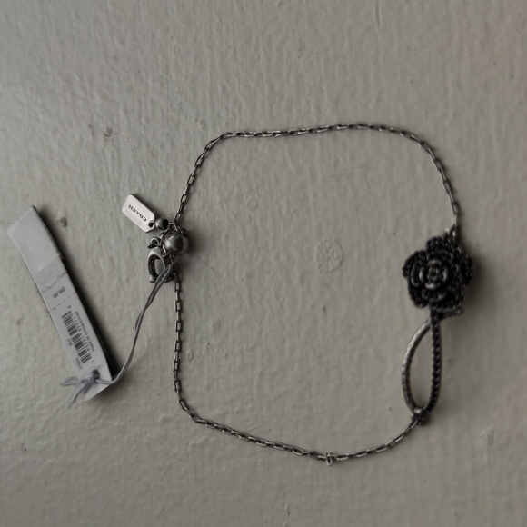 NWT Coach Floral Slide Bracelet - Picture 1 of 5